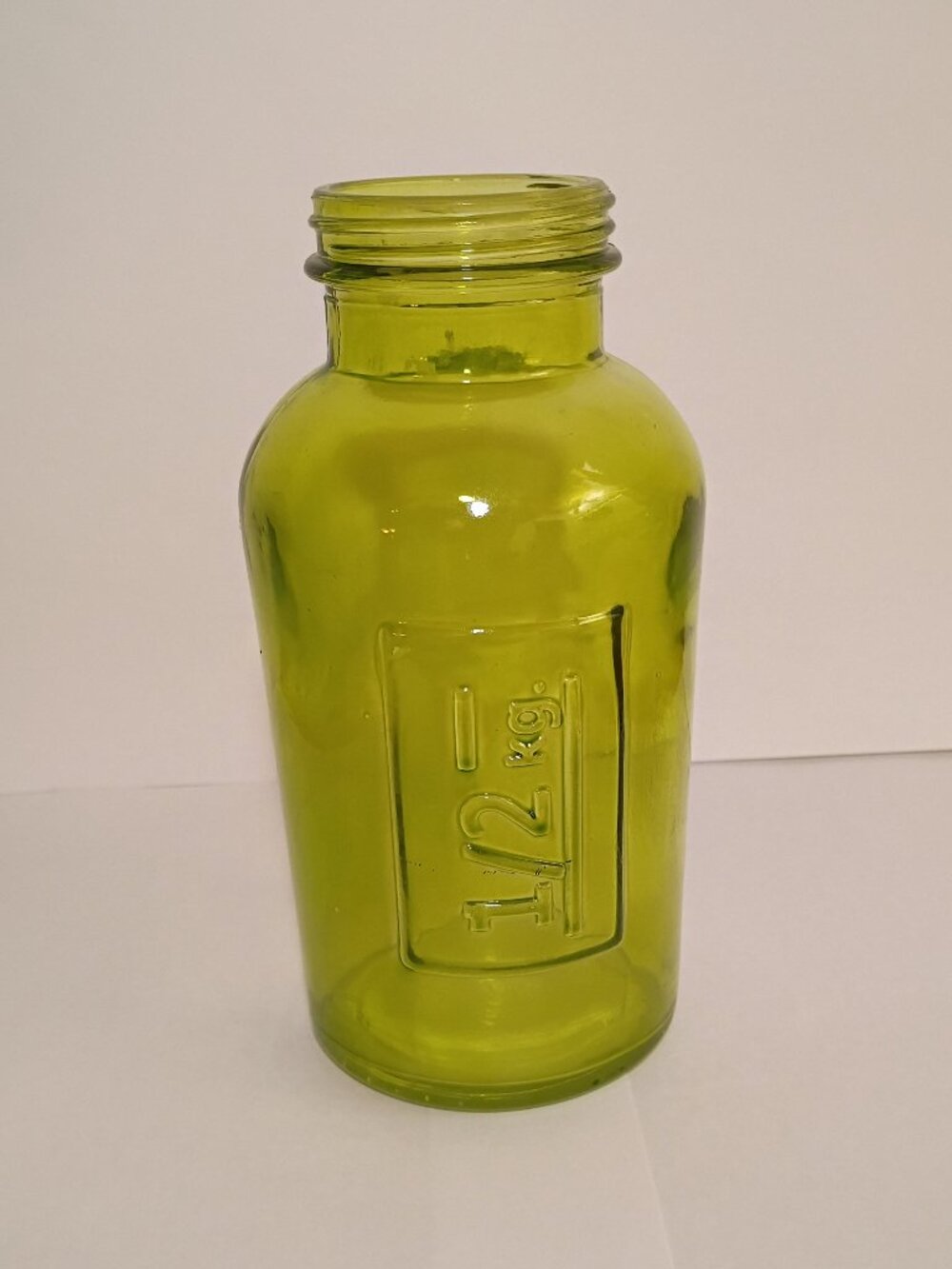 Cannister, Glass, Green